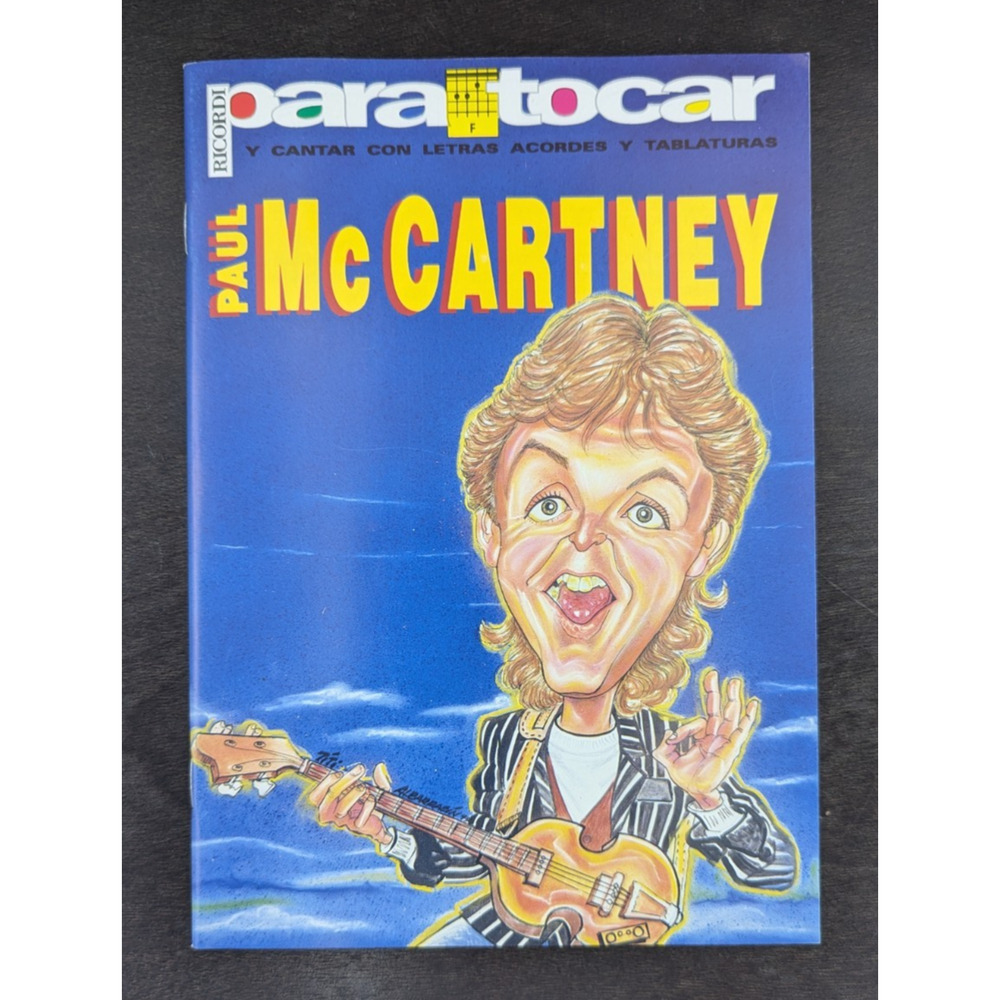 Para Tocar Paul McCartney Songbook Piano Vocal and Guitar Book Softcover Spanish